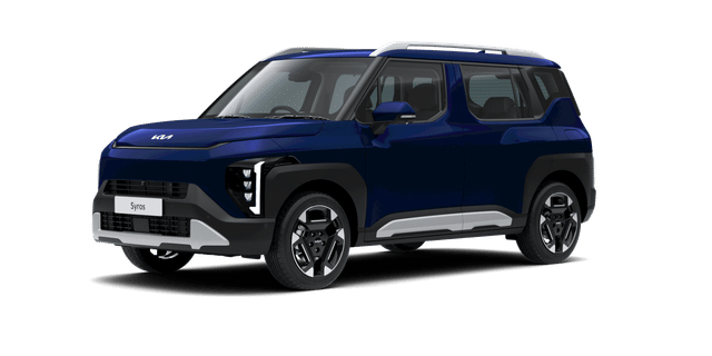 Kia Syros Imperial Blue Color Image